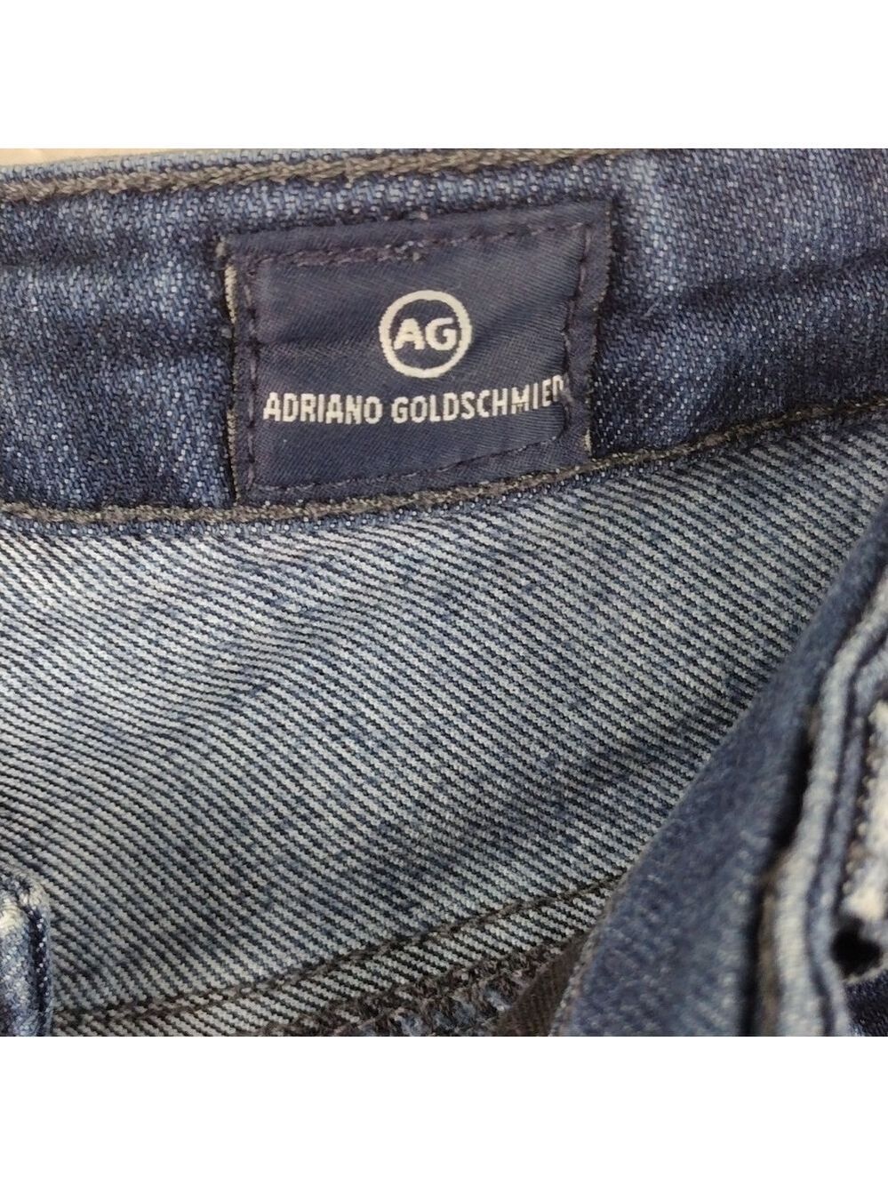 𝅺AG Adriano Goldschmied The Stilt Blue Dark Wash Cigarette Leg Ankle Jean - Picture 5 of 11